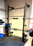 Home Gym Fitness Equipment Weight Lifting Exercise Folding Wall Mounted Squat