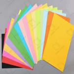 100% Virgin Pulp Colored Board Bright Color Office Paper