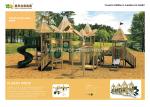 Climbing Net Wooden Playset With Slide , Small Wooden Slide Commercial Colorful