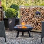 Corten Steel Fire Pit Rusty look Outdoor Garden Decoration Camping