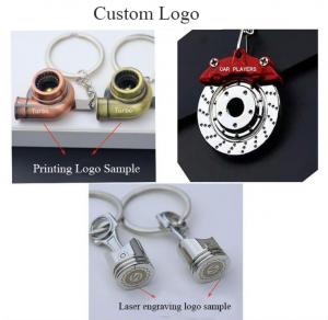 Wholesale Metal Custom Logo Keychain Advertising Personalized Gift Engraved Keyrings from china suppliers