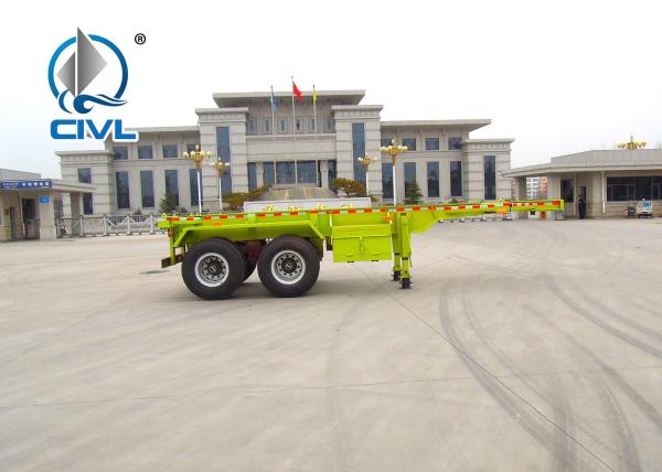 2400X2500X1650mm Dimenssion 2 Axles Fuwa brand 13T Skeletal Container Semi
