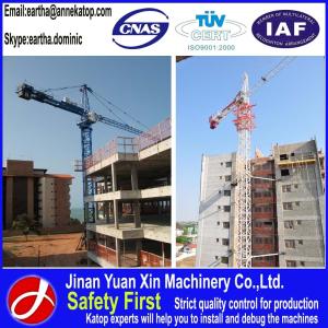 Wholesale CE approved 8t load QTZ6010 model tower crane from china suppliers