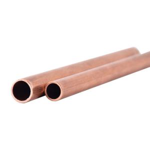 Wholesale Astm B280 Straight Copper Pipe 99.9% Hard Temper Air Conditioner Tube Water 8mmStraight Copper Pipe 8mm from china suppliers