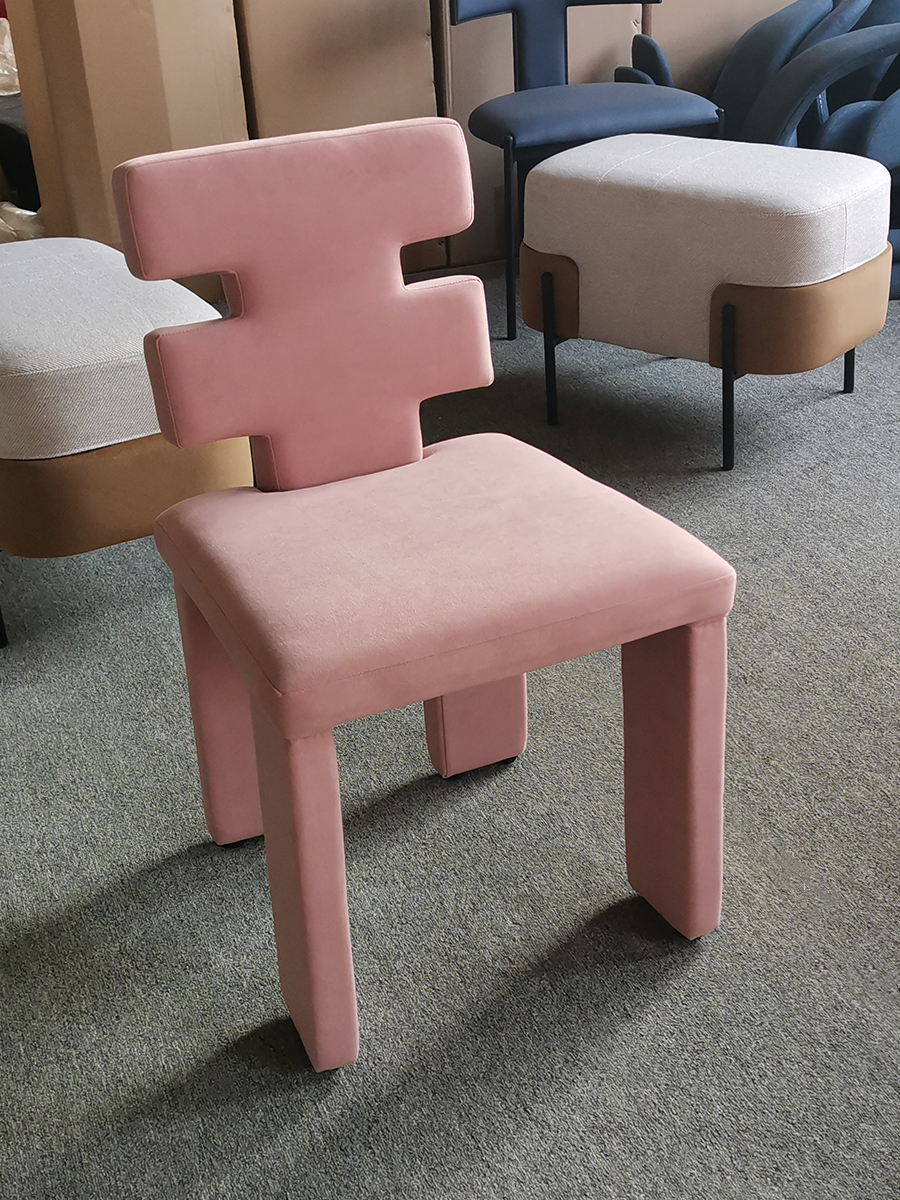 Modern Green Velvet Accent Dining Chairs for Restaurant ODM