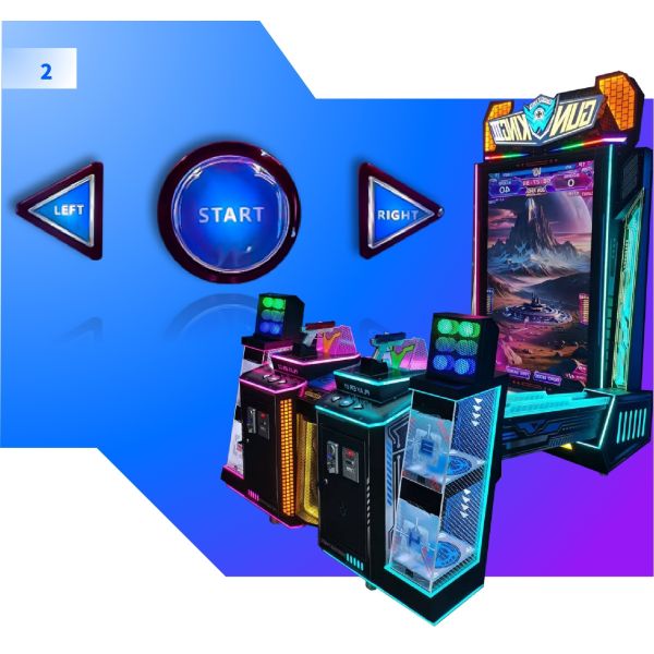 9 Themes Gun Arcade Games Arena Arcade Style Shooter For Shopping Malls
