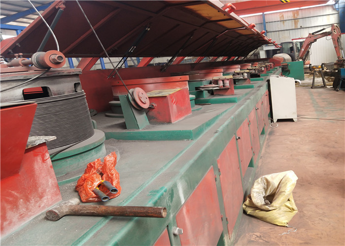 Low Carbon Wire Straight Line 120kw Wire Drawing Equipment