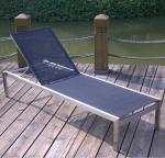 Outdoor Sun Lounger Patio Pool Chair Aluminum Material Poolside Furniture Beach