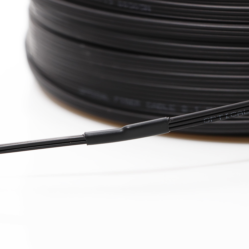 FTTH Outdoor Drop Cable MINI SC/APC Simplex SM G657A1 Fiber Optic Pigtail 100m