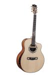 Custom Extrema Poison Folk Acoustic Guitar Solid Spruce Santos Rosewood Body Arm