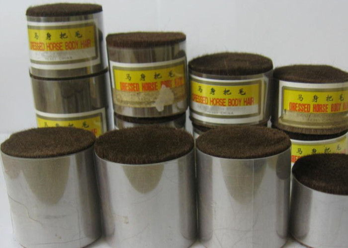 25mm Natural Pony Animal Hair Brown White Black For making up brushes