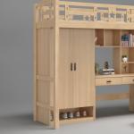 Support customization,High safety performance student dormitory furniture wooden