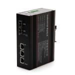PoE fiber 5 Port Industrial Ethernet Switch 2 gigabit fiber ports 3 10 / 100 /