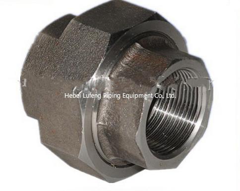 Quality A105 Forged steel NPT Female Threaded Pipe Union fittings for sale