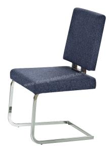 Wholesale Fabric Upholstered Chromed Dining Chair Livingroom Chair Leisure Chair from china suppliers