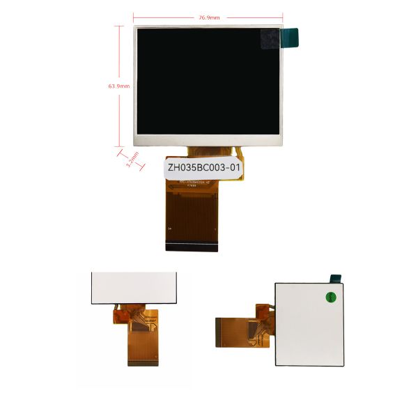 Wide Temp 3.5 Inch TFT LCD Color Monitor Display Module 320x240