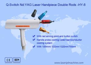 Wholesale Double Rods Tattoo Removal Freckle Removal Q Switch Nd Yag Laser Handle from china suppliers