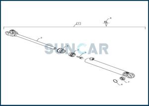 Wholesale 8604864 Steering Cylinder Seal Repair Kit for CNH Wheel Loader 521F from china suppliers