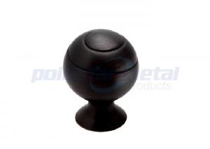 Wholesale Black Antique Round Cabinet Knob 1 1/8 Brushed Nickel Zinc Alloy from china suppliers