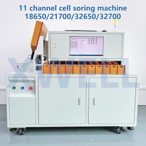 Wholesale 11 Channel Cylindrical Battery Sorter 18650 26650 32650 21700 Battery Sorting Machine from china suppliers