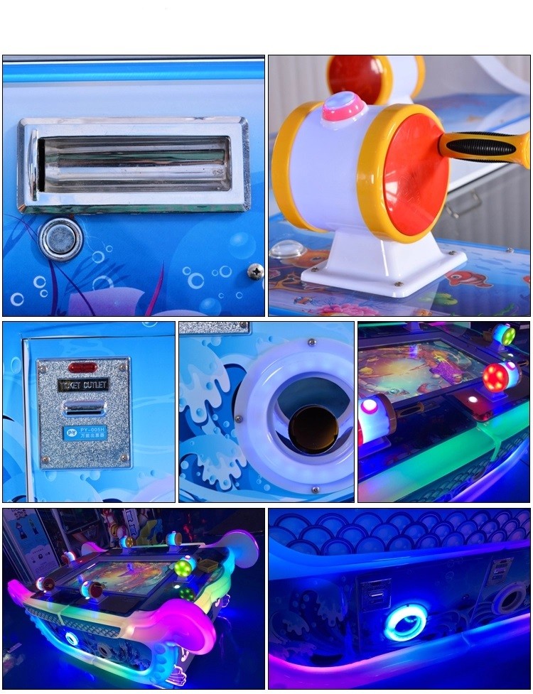 Luxury 55 Inch 6 Players Fishing Game Machine For Amusement Park