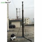 6m locking pneumatic telescopic mast 150kg payloads-mobile telecom mast tower