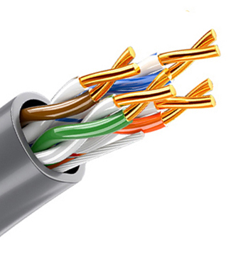 28awg Short Body FTP Patch Cord Rj45 Cat5e 4P Ethernet Communication Cable