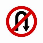 OEM Roadway Reflective Safety Signs Mandatory Traffic Sign Circle Board