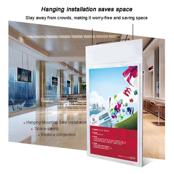 Window Facing Display Storefront 3000nits Sunlight Readable Smart LCD Monitor Vertical Digital Signage Commercial TV Ads Screen