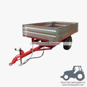 Wholesale 4TR2W - 2wheel dump trailer for tractor 4000kgs from china suppliers