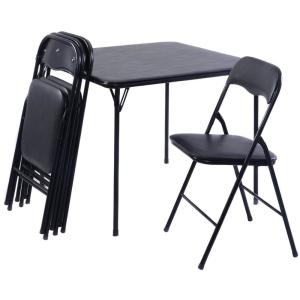 Wholesale OEM black Bridge Dinning Table And Chair Set of 4 from china suppliers