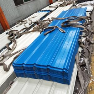 Wholesale blue color steel sheet 840mm roof tile with 0.376mm for prefabricated building from china suppliers