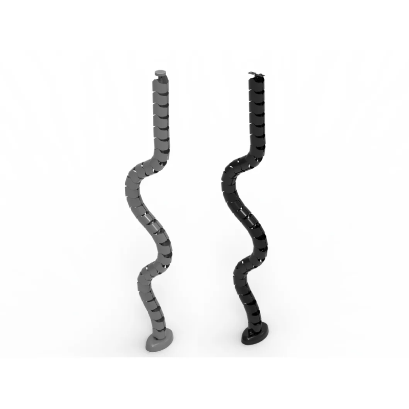 Adjustable Desk Vertebrae Cable Manager Organizer Spine Quad Entry