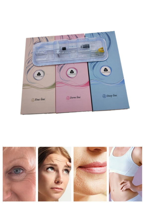 Cross Linked Hyaluronic Acid Dermal Filler HA Gel Injection With Lidocaine