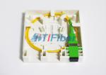 Fiber Optic Terminal Box 0.9mm Fiber Pigtail for Cat 5 / Cat 6 Cable