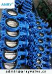 Wafer or Lug Type Casted Iron Body EPDM Rubber Seat Butterfly Valve