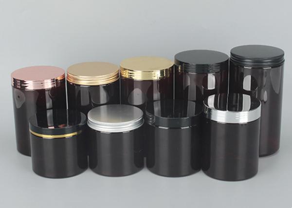 Pet Plastic Jar for Play Dough Packaging Pet Round Jar with Aluminium Lid Pet
