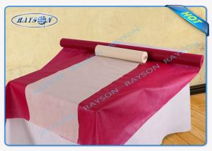 Wholesale Pre Cut Pp Non Woven Tablecloth 50gram Rolled Packed By Heat Shrink Film from china suppliers