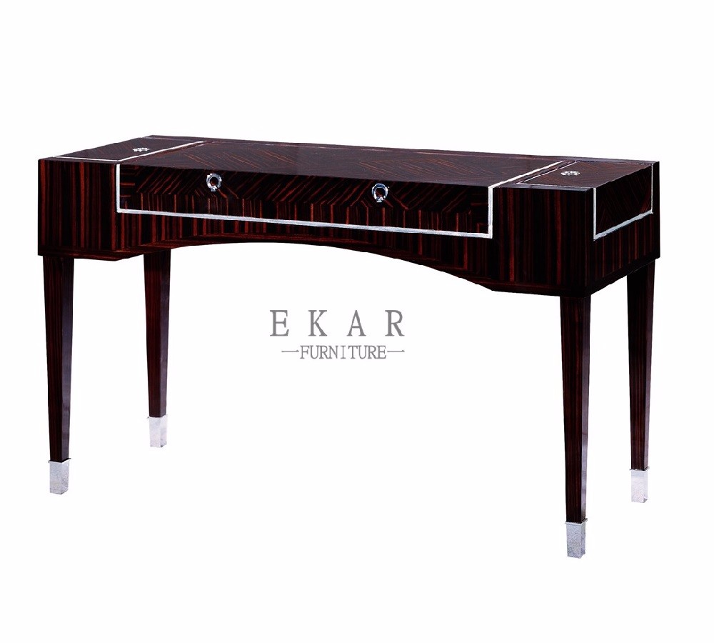 Luxury Italian Design Makeup Antique Dresser Wooden Dressing Table