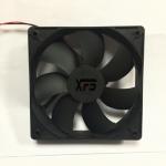 120*120*25mm 12V/24V DC Black Plastic Brushless Cooling Fan DC12025