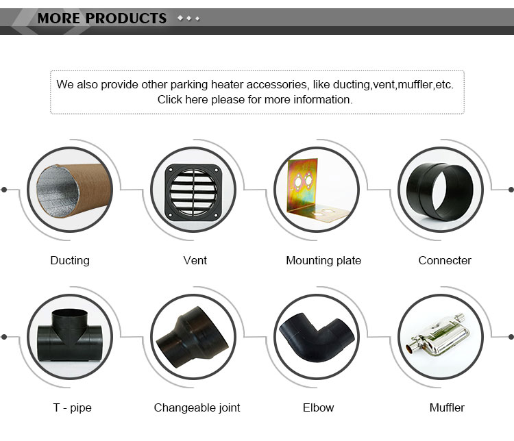 Wholesale yellow L mounting plate with carton package for air parking heater