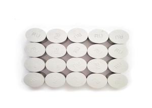 Wholesale Industrial Grade 99.95% Min Purity Ruthenium Ingot Custom Service Supported from china suppliers