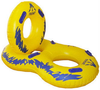 Inflatable double /twin floats pool raft lounger,water floats
