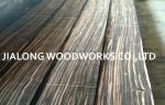 Black Quarter Cut Sliced Veneer Macassar Ebony Veneer For Furniture