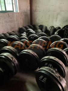 Wholesale Precision Hyundai Excavator Undercarriage Parts 50Mn Front Idler Wheel from china suppliers