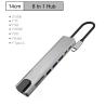 Buy cheap ROHS MacBook Pro RJ45 Adapter PD Charging 8 Port USB3.0 HUB from wholesalers