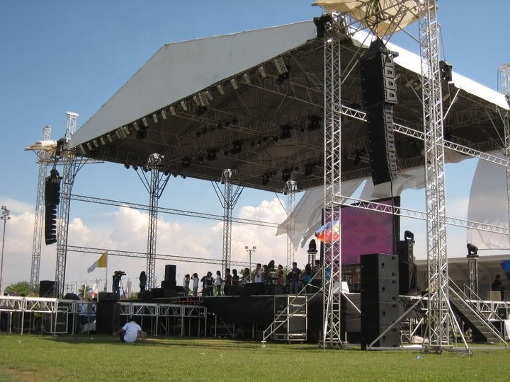 4m Length Aluminum Truss Stage Light Frame / Dj Light Stand Truss TUV Certified