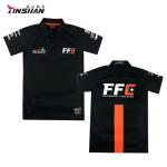 O-Neck Collar F1 Racing Team Quick Dry Pit Crew Polo Shirts 100% Polyester for