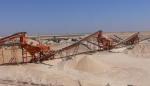 stone crushing production plant for railway