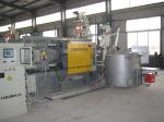 Stationary Type Aluminum Crucible Furnace Silver 800KG Industrial Aluminum